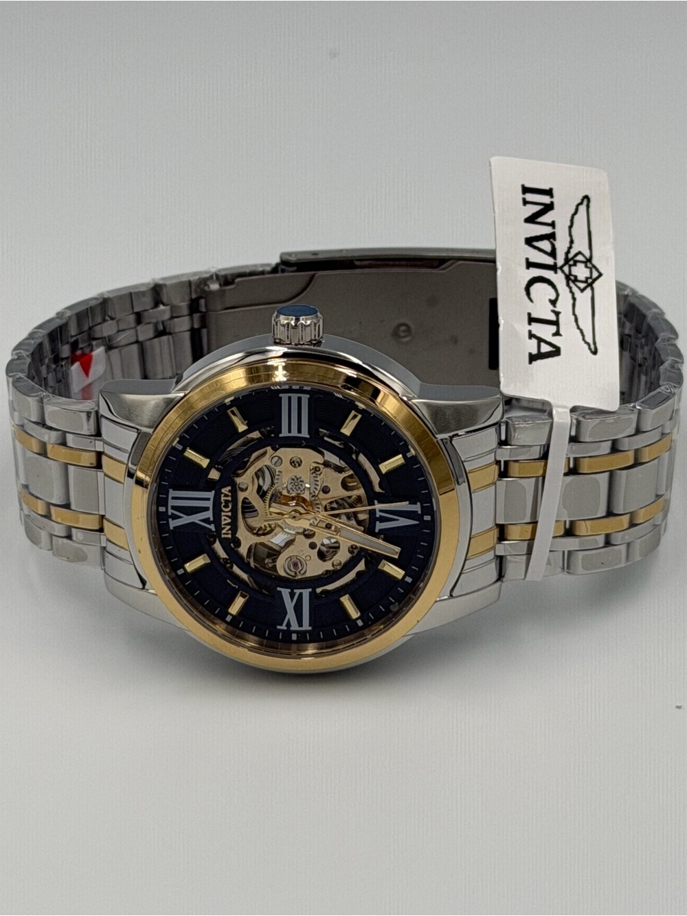 Invicta 69131 Two-Tone Automatic Skeleton Watch - Picture 5 of 8